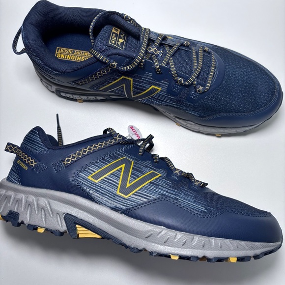 ✨SOLD New Balance Men's 410 V6 Navy Blue Trail Running Sneakers Size 11.5 Wide - Picture 10 of 10